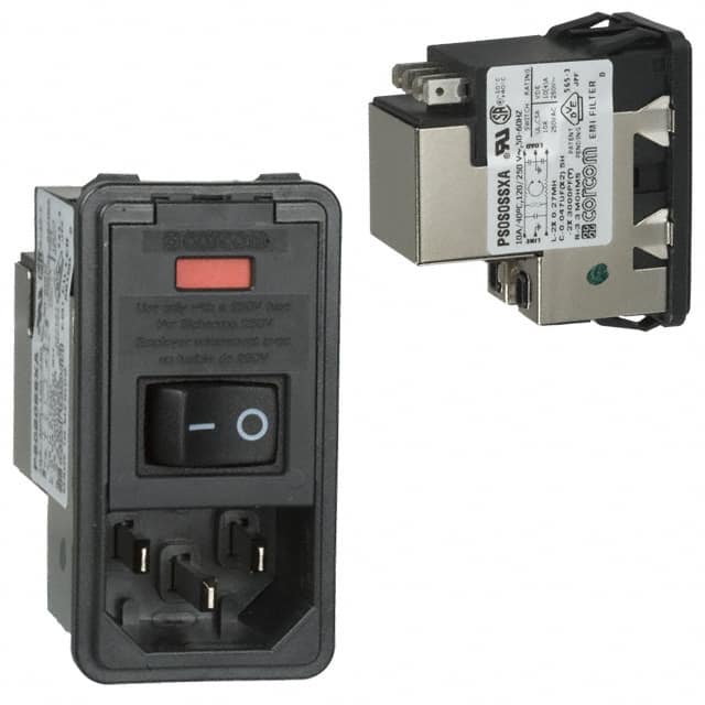 PS0S0SSXA TE Connectivity Corcom Filters  Moduli di ingresso alimentazione (PEM)